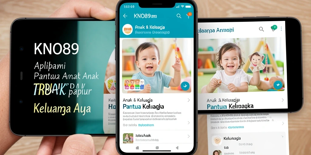 Tampilan antarmuka KNO89 untuk pemantauan aktivitas anak.