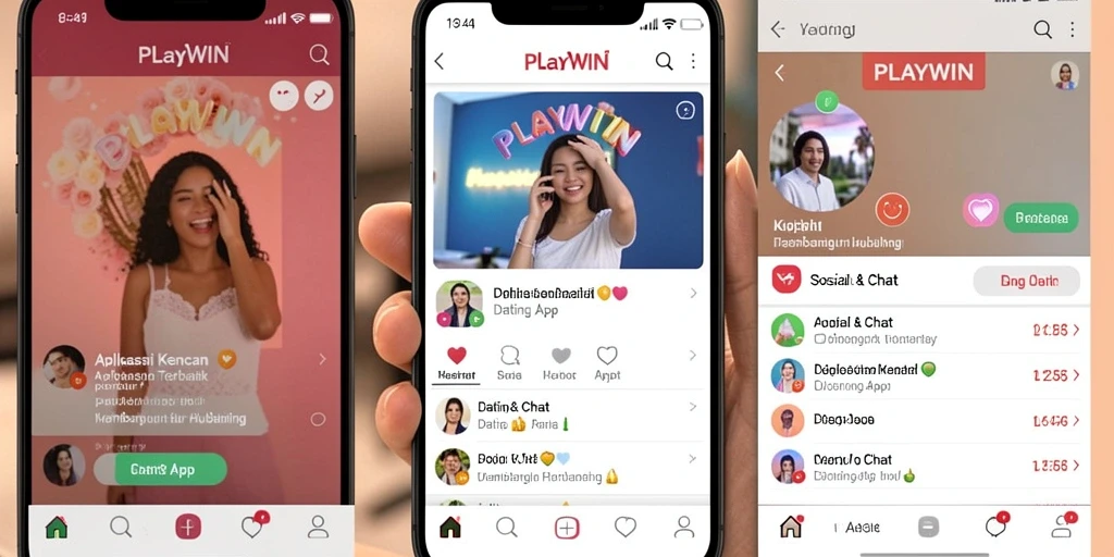 Antarmuka aplikasi PLAYWIN yang sederhana dan mudah digunakan.